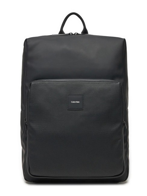 CALVIN KLEIN CK ESSENTIAL RUBBER 15,6-Zoll-Laptop-Rucksack schwarz gummiert - PC-Rucksäcke