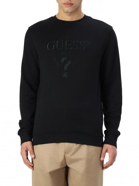 GUESS BEAU Sweatshirt mit Rundhalsausschnitt jetbla - Sweatshirts Herren