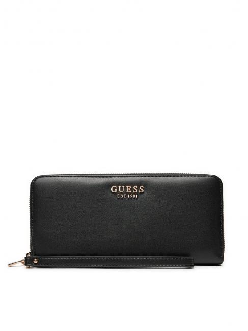 GUESS LAUREL Großes Portemonnaie mit Armband SCHWARZ - Brieftaschen Damen