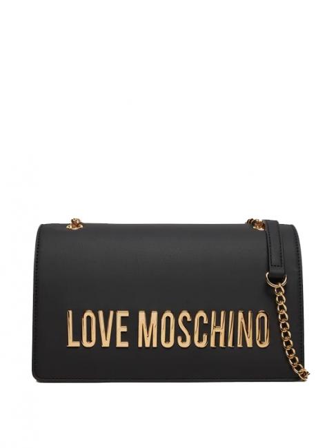 LOVE MOSCHINO LETTERING Schulter-/Umhängetasche Schwarz - Damentaschen