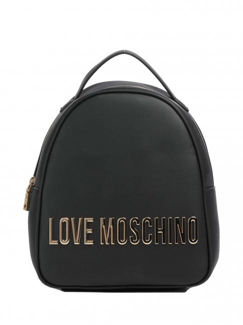 LOVE MOSCHINO LETTERING Rucksack Schwarz - Damentaschen