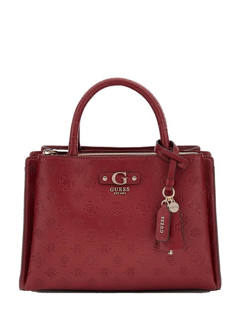 GUESS GERTY Handtasche mit Schultergurt Rotwein - Damentaschen