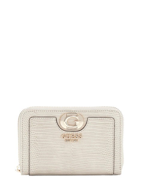 GUESS ORLINA Mittelgroße Geldbörse „St Lizard“. Taupe - Brieftaschen Damen