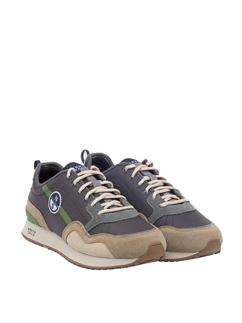 NORTH SAILS HORIZON JET Turnschuhe dk grau-beige-grün011 - Herrenschuhe