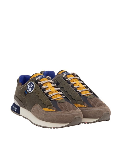 NORTH SAILS WINCH DEEP Turnschuhe Khaki-Multicolor020 - Herrenschuhe