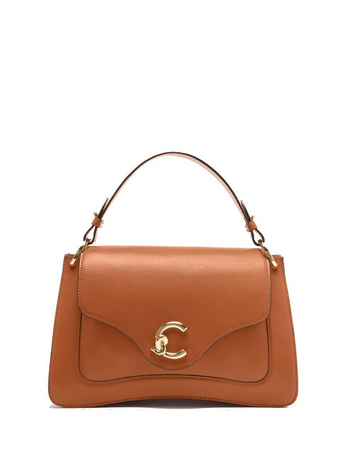 COCCINELLE C-ME CALF COCKER Aktentasche aus Leder mit Schultergurt CUIR - Damentaschen