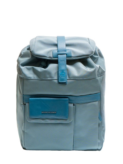 PIQUADRO CARTESIO One-Shoulder-Rucksack, 14-Zoll-Laptophalter Himmelblau - PC-Rucksäcke