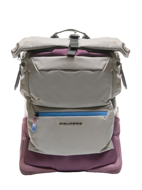 PIQUADRO CORNER 2.0 15,6-Zoll-PC-Rucksack, mit Regenhülle GRAU - PC-Rucksäcke