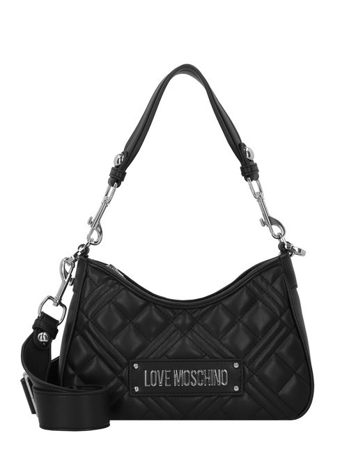 LOVE MOSCHINO GEOMETRIC QUILTED Umhängetasche Schwarz Schwarz - Damentaschen