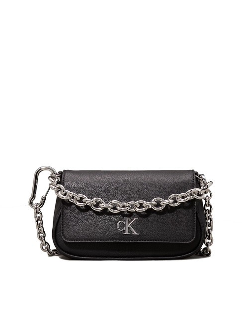 CALVIN KLEIN MINIMAL MONOGRAM Mini-Umhängetasche pvh schwarz - Damentaschen