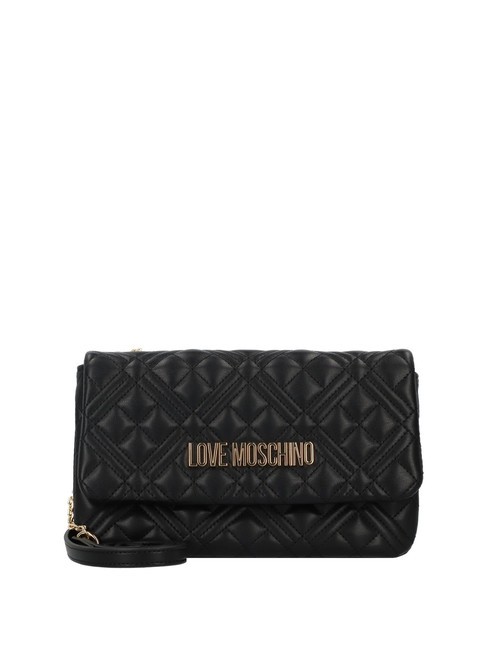 LOVE MOSCHINO QUILTED Kleine Umhängetasche Schwarz - Damentaschen