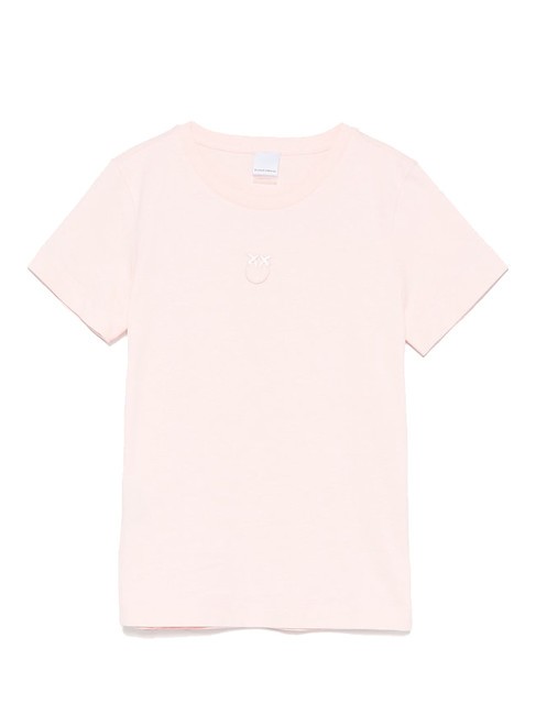 PINKO BUSSOLOTTO T-Shirt mit Logo blass rosabraun - T-Shirts und Tops für Damen