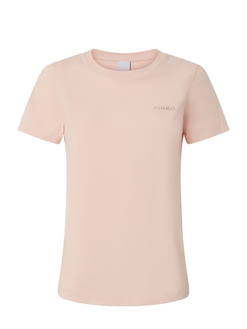 PINKO START T-Shirt mit Logo blass rosabraun - T-Shirts und Tops für Damen