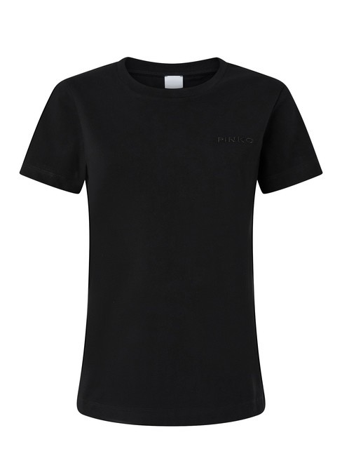 PINKO START T-Shirt mit Logo schwarze Limousine - T-Shirts und Tops für Damen