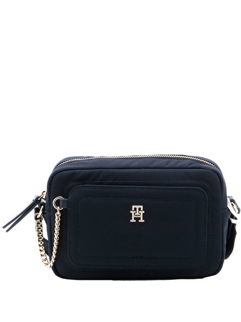 TOMMY HILFIGER TH SPRING Mini-Kameratasche mit Schultergurt Raum blau - Damentaschen