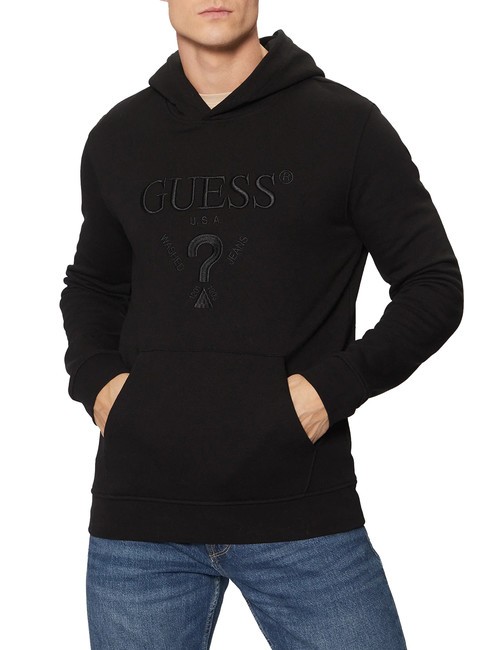 GUESS BEAU  Kapuzenpullover jetbla - Sweatshirts Herren