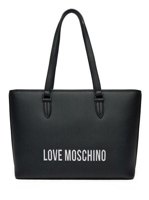 LOVE MOSCHINO BOLD LOVE Schulter-Einkaufstasche Schwarz Schwarz - Damentaschen