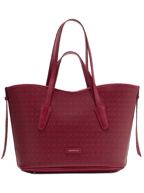 COCCINELLE NEW NEVER WITHOUT BAG COATED MONOGRAM Hand-/Schulter-Shopper mul.sangr/sangr - Damentaschen