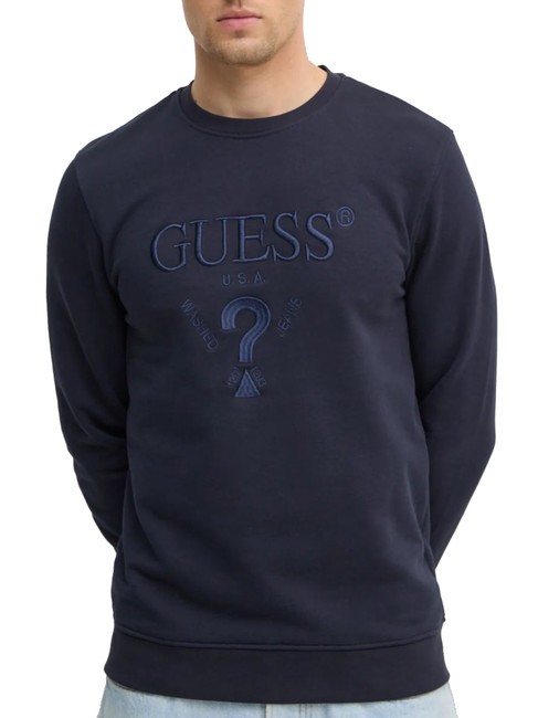 GUESS BEAU Sweatshirt mit Rundhalsausschnitt smartblue - Sweatshirts Herren