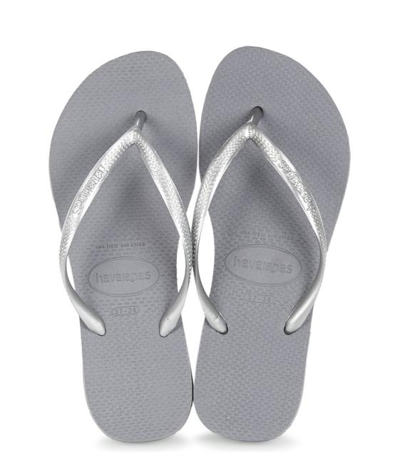 HAVAIANAS Infradito SCHLANK Stahlgrau - Damenschuhe