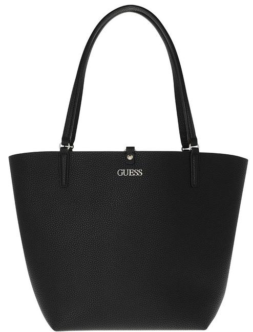 GUESS ALBY TOOGLE Einkaufstasche, wendbar, mit Clutch schwarzer Stein - Damentaschen