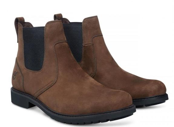 TIMBERLAND  STORMBUCKS Stiefeletten aus Leder Dunkelbraun - Herrenschuhe