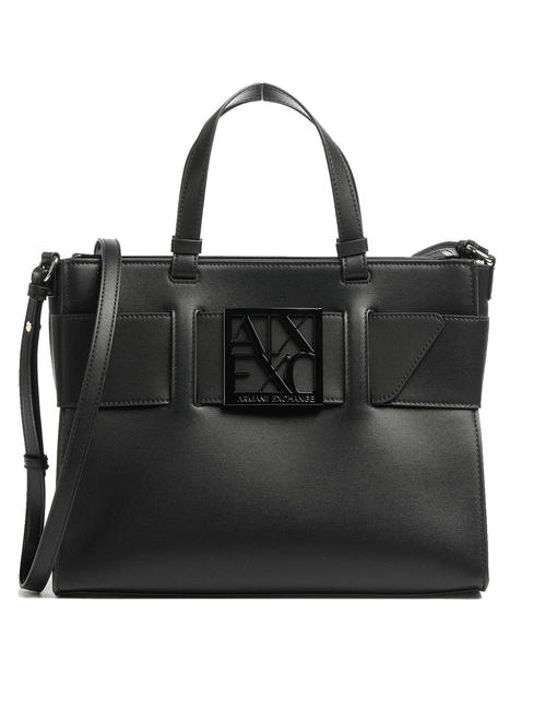 ARMANI EXCHANGE borsa tote media Mini-Handtasche mit Schultergurt Schwarz - Damentaschen