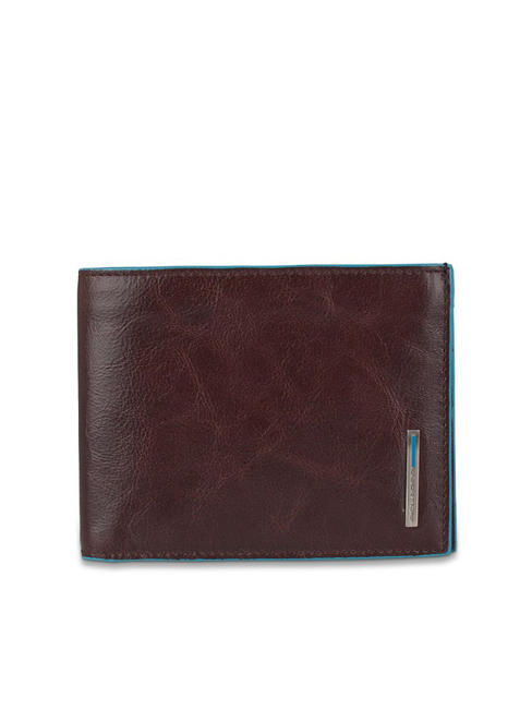 PIQUADRO Geldbörse BLUE SQUARE, aus Leder, mit RFID MAHAGONI - Brieftaschen Herren