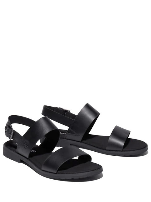 TIMBERLAND Chicago 2 band sandal Ledersandalen SCHWARZ - Damenschuhe