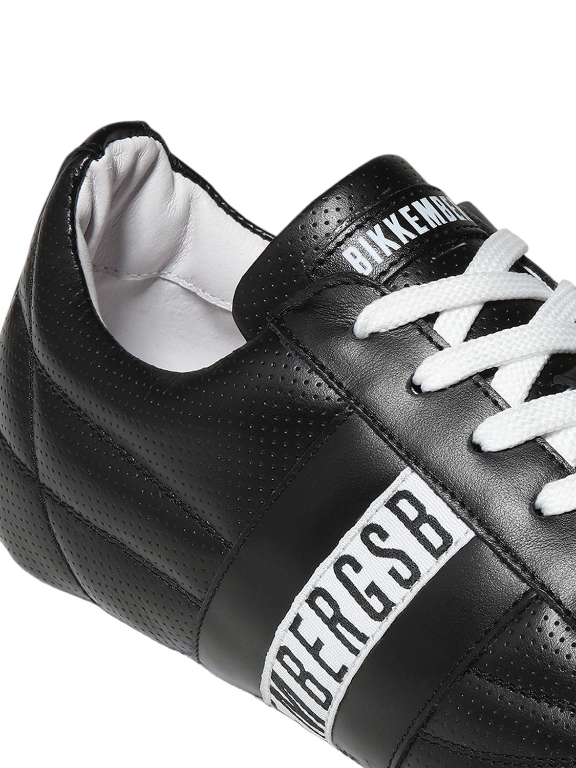 Bikkembergs Soccer Ledersneaker Schwarz Einkaufen Zu Outlet Preisen