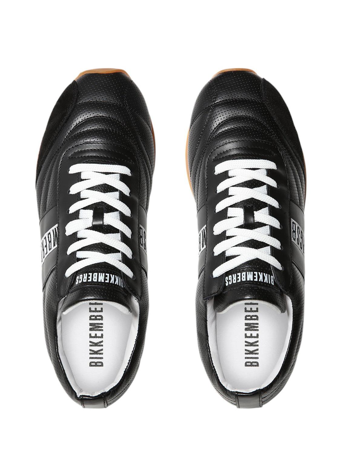 Bikkembergs Soccer Ledersneaker Schwarz Einkaufen Zu Outlet Preisen